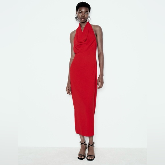 Long Red Dress from Zara - Picture 1 of 1